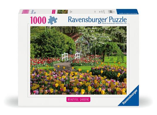 Ravensburger - Puzzle Keukenhof Gardens Paesi Bassi, 1000 Pezzi, Puzzle Paesaggi per Adulti e Ragazzi, 70x50 cm