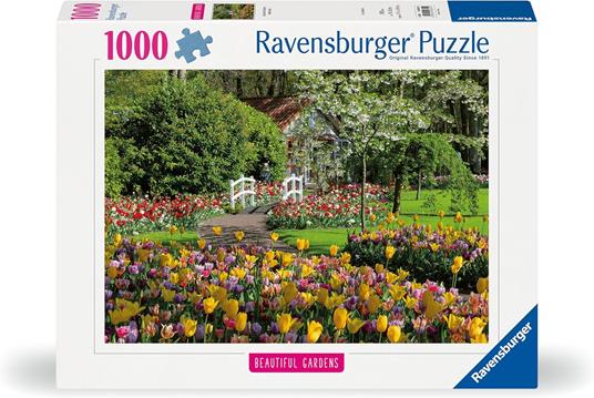 Ravensburger - Puzzle Keukenhof Gardens Paesi Bassi, 1000 Pezzi, Puzzle Paesaggi per Adulti e Ragazzi, 70x50 cm - 2