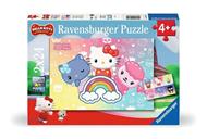 Ravensburger - Puzzle Hello Kitty, Idea Regalo per Bambini 4+ Anni, Gioco Educativo e Stimolante, 2 Puzzle da 24 Pezzi