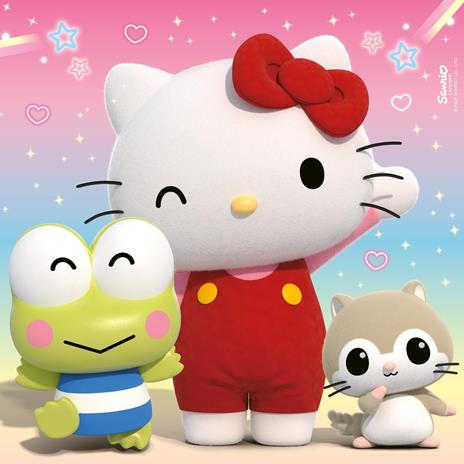 Ravensburger - Puzzle Hello Kitty, Idea Regalo per Bambini 5+ Anni, 3 Puzzle da 49 Pezzi, 21x21 cm - 2