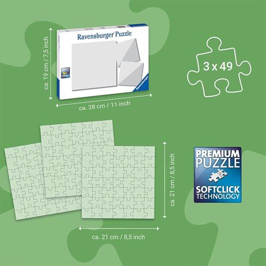 Ravensburger - Puzzle Hello Kitty, Idea Regalo per Bambini 5+ Anni, 3 Puzzle da 49 Pezzi, 21x21 cm - 5