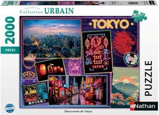Nathan-Puzzle 2000 pezzi - Alla scoperta di Tokyo