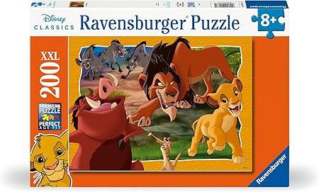 Ravensburger - Puzzle Disney Il re leone, 200 Pezzi XXL, Età Raccomandata 8+ Anni
