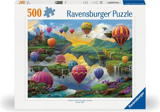 Ravensburger - Puzzle Valle delle mongolfiere, 500 Pezzi, Puzzle Adulti