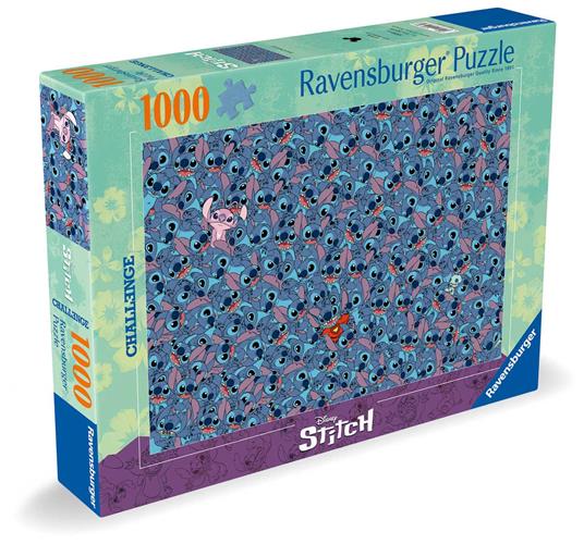 Ravensburger - Puzzle Stitch Challenge per Adulti e Ragazzi, 1000 Pezzi, Idea Regalo per Lei o Lui, 70x50 cm