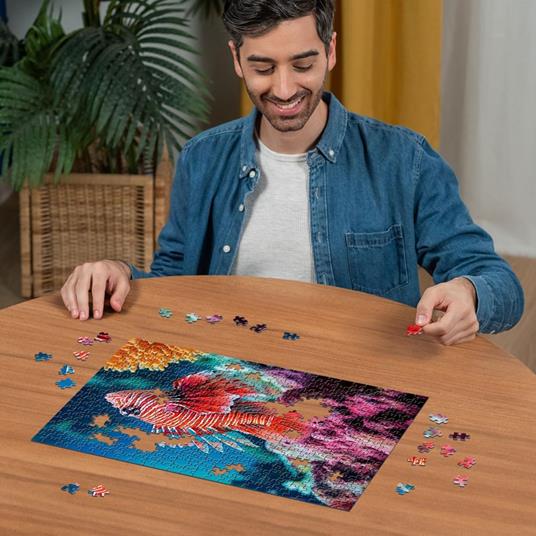 Ravensburger - Puzzle 500 Pezzi: Pesce Rosso, Puzzle Adulti e Bambini +14 anni, Puzzle con Foto - 3