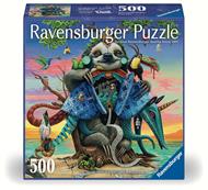 Puzzle Ravensburger Bagliore del Tramonto Square 500 pezzi
