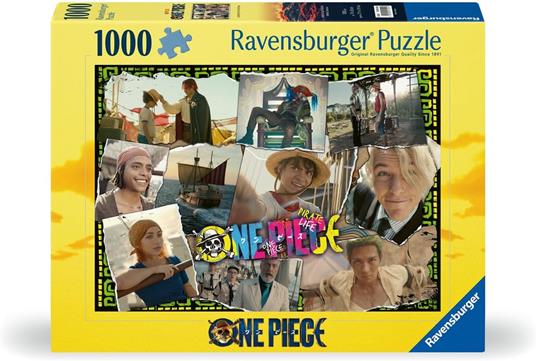 Ravensburger - Puzzle 1000 Pezzi: One Piece, Puzzle Adulti e +14 anni, Puzzle con Foto, Regalo Per Lui e Per Lei, 70x50cm