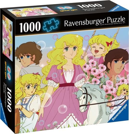 Ravensburger -  Puzzle Georgie Puzzle 80s mania, 1000 pezzi square