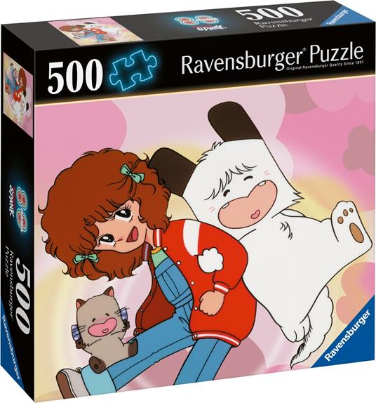 Ravensburger -  Puzzle Hello Spank Puzzle 80s mania, 500 pezzi square