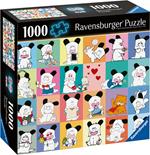 Ravensburger -  Puzzle Hello Spank Puzzle 80s mania, 1000 pezzi square