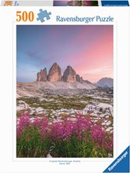 Puzzle Le Tre Cime di Lavaredo, Marcello Grassi, 500 Pezzi, Puzzle Adulti
