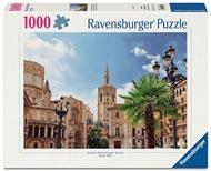 Puzzle Ravensburger Plaza de la Virgen, Valencia 1000 pezzi
