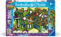 Giocattolo Ravensburger - Puzzle Teenage Mutant Ninja Turtles, Puzzle 200 pezzi XXL, Puzzle Bambini 8 Anni, 58x25cm Ravensburger
