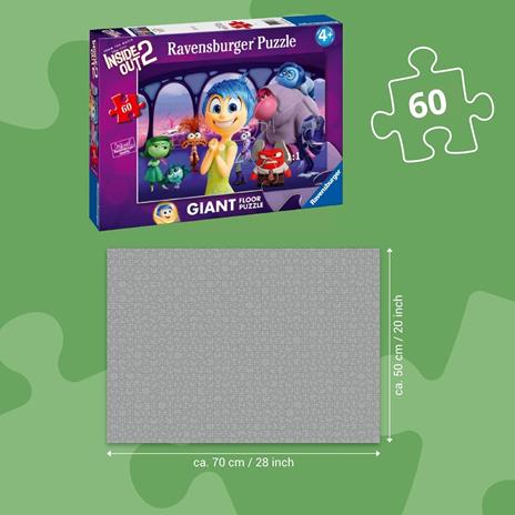 Ravensburger - Inside Out 2 Personaggi, Puzzle Bambini 4 anni, Puzzle 60 Pezzi, Rompicapo 70x50cm - 4