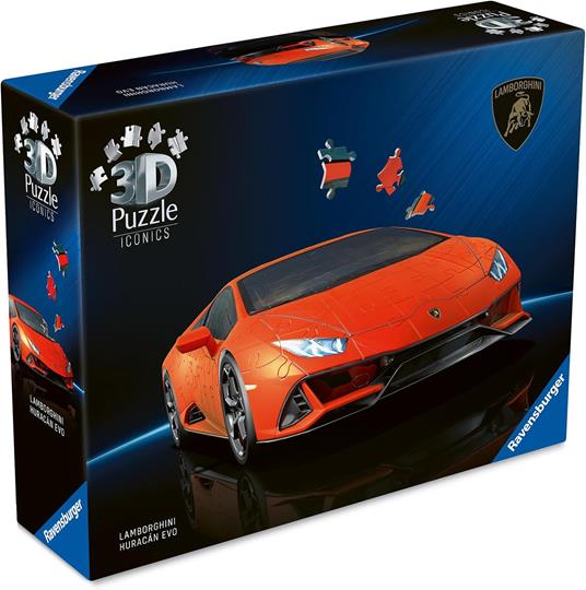 Puzzle Iconics Lamborgh. Hurac. Arancio 108pezzi - 2