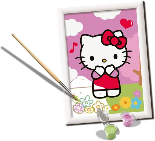 Ravensburger - CreArt Serie E: Hello Kitty, Dipingere con i Numeri, Kit Pittura Bambini, Cornice Inclusa, Gioco Educativo - 2