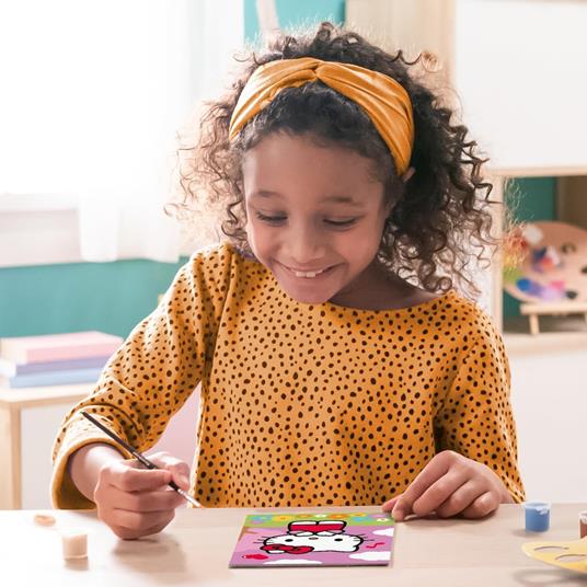 Ravensburger - CreArt Serie E: Hello Kitty, Dipingere con i Numeri, Kit Pittura Bambini, Cornice Inclusa, Gioco Educativo - 4