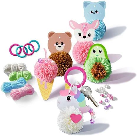 Ravensburger Be Creative! Midi - PonPon Kawaii Portachiavi - 3