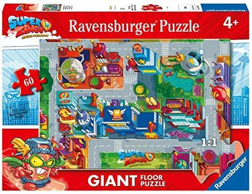 Ravensburger - Puzzle Super Zings, Collezione 60 Giant Pavimento, 60 Pezzi, Età Raccomandata 4+ Anni