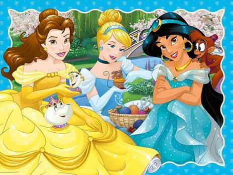 Ravensburger - Puzzle Principesse Disney, Collezione 4 in a Box, 4 puzzle da 12-16-20-24 Pezzi, Età Raccomandata 3+ Anni - 4