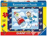 Ravensburger - Puzzle George C, Collezione 24 Giant Pavimento, 24 Pezzi, Età Raccomandata 3+ Anni