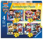Ravensburger Puzzle 4 in a box. Paw Patrol Movie