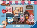Ravensburger - Puzzle Barbiere Pasticcere, Collezione 60 Giant Pavimento, 60 Pezzi, Età Raccomandata 4+ Anni