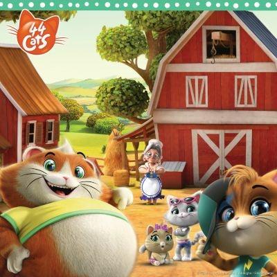 Ravensburger - Puzzle 44 Gatti, Collezione 3x49, 3 Puzzle da 49 Pezzi, Età Raccomandata 5+ Anni - 5