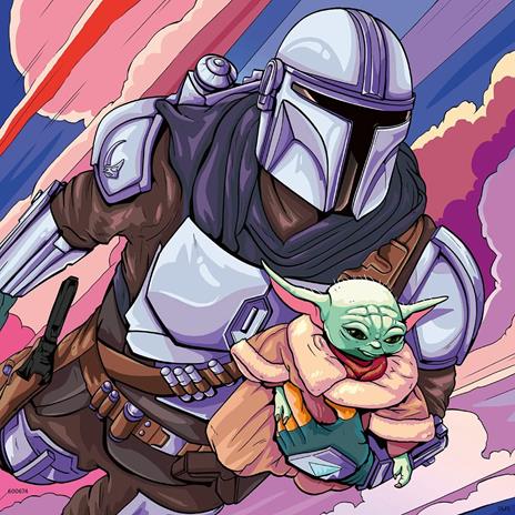 Ravensburger - Puzzle The Mandalorian: Baby Yoda, Collezione 3x49, 3 Puzzle da 49 Pezzi, Età Raccomandata 5+ Anni - 4