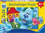 Ravensburger - Puzzle Blue's clues & you, Collezione 2x24, 2 Puzzle da 24 Pezzi, Età Raccomandata 4+ Anni