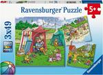 Ravensburger - Puzzle Ricaricare le energie, Collezione 3x49, 3 Puzzle da 49 Pezzi, Età Raccomandata 5+ Anni