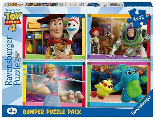 Toy story 4 Ravensburger Puzzle 4x42 Bumper Pack