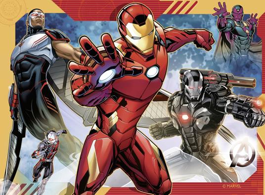 Ravensburger - Puzzle Avengers A, Collezione 4 in a Box, 4 puzzle da 12-16-20-24 Pezzi, Età Raccomandata 3+ Anni - 3