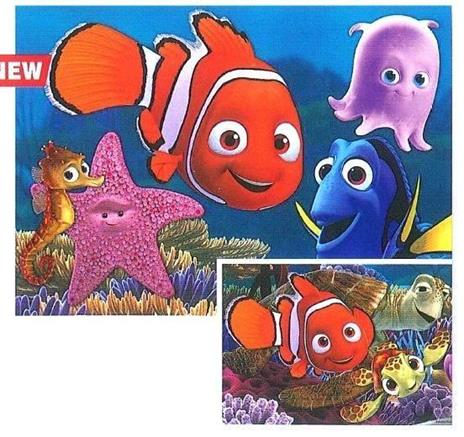Ravensburger - Puzzle Nemo, Collezione 2x12, 2 Puzzle da 12 Pezzi, Età Raccomandata 3+ Anni