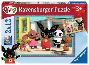 Ravensburger - Puzzle Bing, Collezione 2x12, 2 Puzzle da 12 Pezzi, Età Raccomandata 3+ Anni - 2