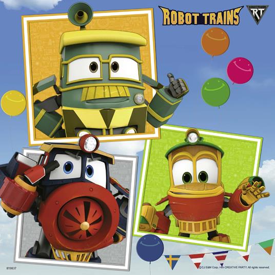 Robot Trains Puzzle 3x49 pezzi Ravensburger (08047) - 4