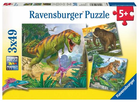 Puzzle 3X49 Pz. Dinosauri B. Ravensburger (9358)