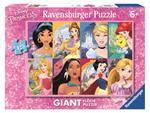 Ravensburger - Puzzle Disney Princess, Collezione 125 Giant Pavimento, 125 Pezzi, Età Raccomandata 6+ Anni