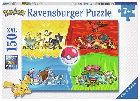 Ravensburger -  Puzzle Pokémon, 150 pz XXL