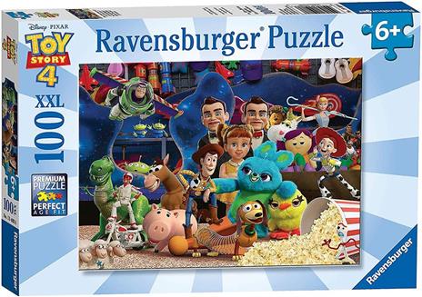 Ravensburger - Puzzle Toy story 4, 100 Pezzi XXL, Età Raccomandata 6+ Anni - 3