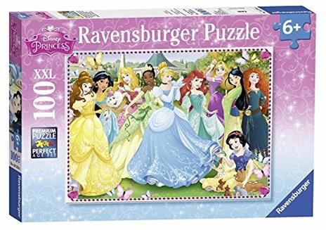 Ravensburger - Puzzle Principesse Disney A, 100 Pezzi XXL, Età Raccomandata 6+ Anni - 5