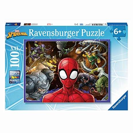 Ravensburger - Puzzle Spiderman, 100 Pezzi XXL, Età Raccomandata 6+ Anni - 6