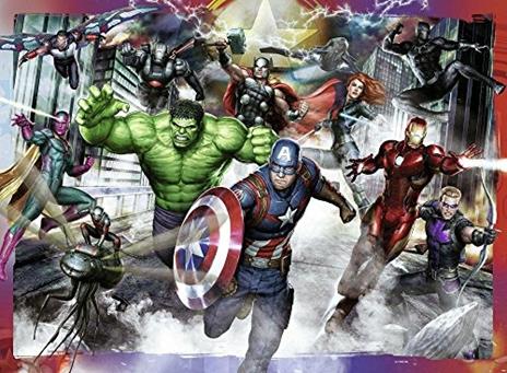 Ravensburger - Puzzle Avengers, 100 Pezzi XXL, Età Raccomandata 6+ Anni - 4
