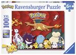 Ravensburger - Puzzle Pokémon, 100 Pezzi XXL, Età Raccomandata 6+ Anni