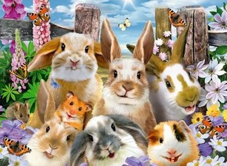 Ravensburger 10949 - Puzzle Xxl 100 Pz - Selfie Di Coniglietti - 3