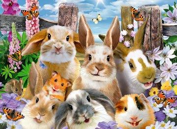 Ravensburger 10949 - Puzzle Xxl 100 Pz - Selfie Di Coniglietti - 4