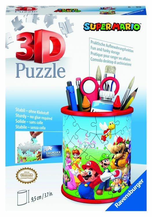 Ravensburger - 3D Puzzle Portapenne Super Mario, 54 Pezzi, 6+ Anni -  Ravensburger - Portapenne - Puzzle 3D - Giocattoli