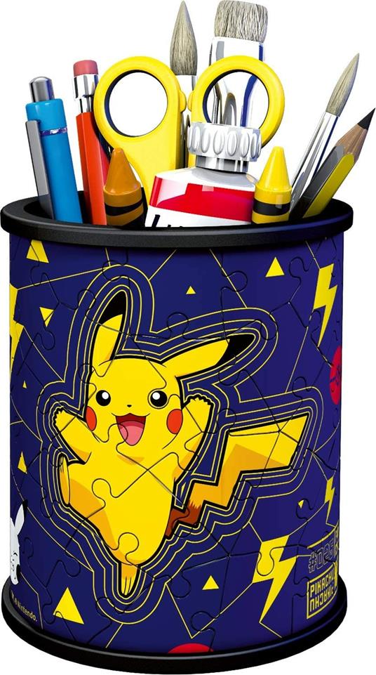 Ravensburger - 3D Puzzle Portapenne Pokémon, 54 Pezzi, 6+ Anni - 3