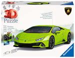 Puzzle 3D Lamborghini Huracán EVO verde. Veicoli